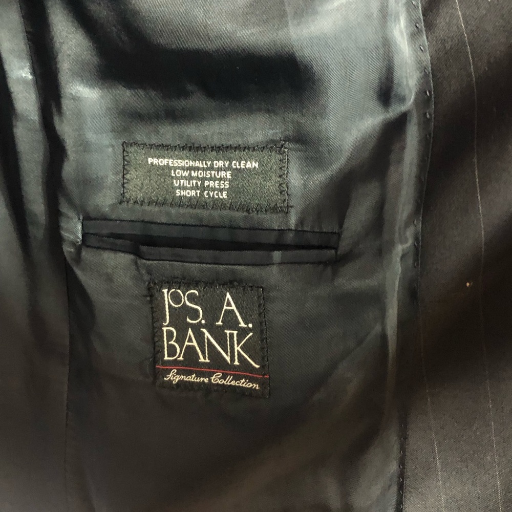 Jos A Bank Mens Black Blazer size 43 - Picture 7 of 14